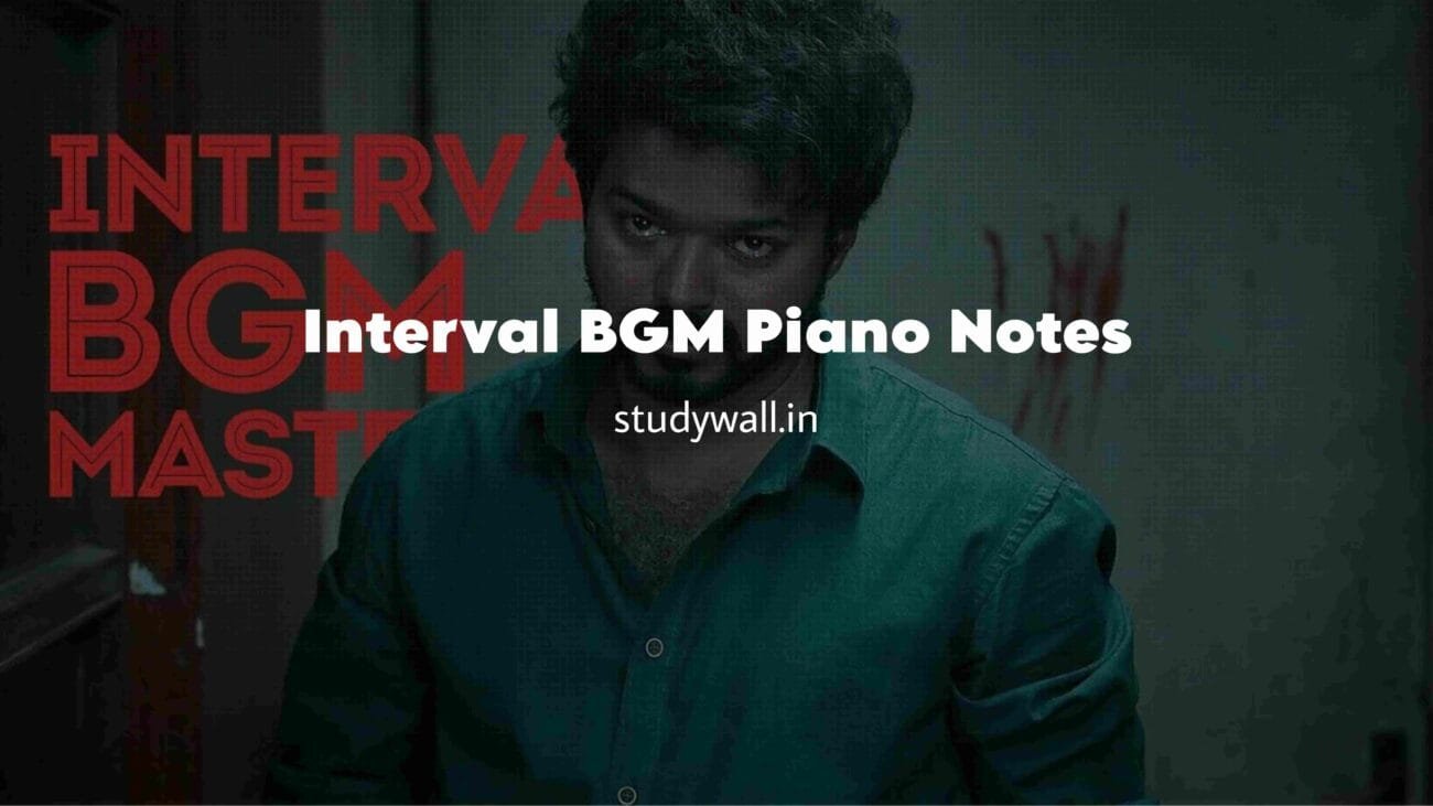 Interval BGM Piano Notes