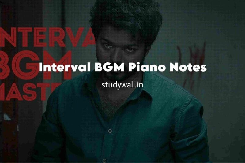 Interval BGM Easy Piano Notes | Master
