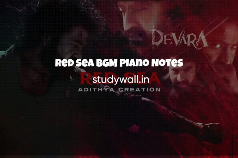 Red Sea BGM Easy Piano Notes | Devara