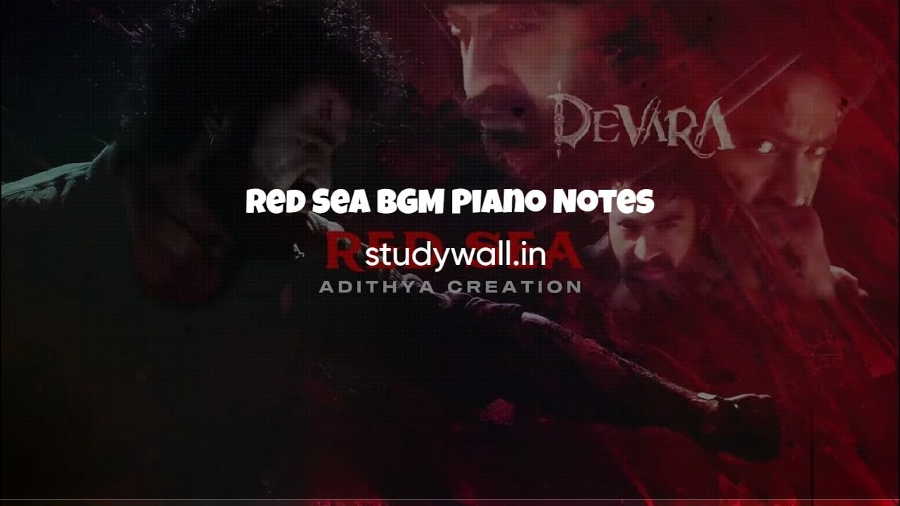 Red Sea BGM Piano Notes