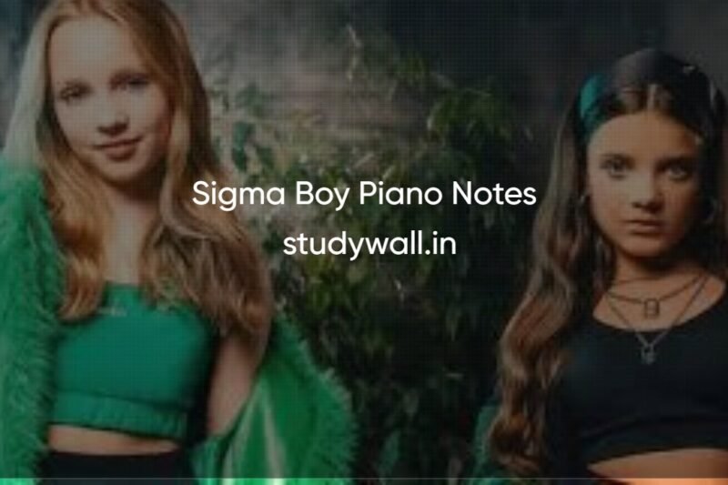 Sigma Boy Easy Piano Notes | Betsy, Мария Янковская