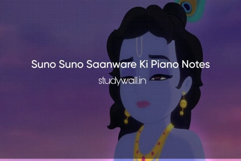 Suno Suno Saanware Ki Easy Piano Notes | Shreya Ghoshal