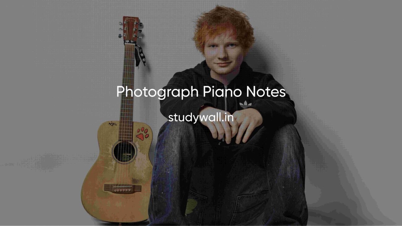 photograph piano notes